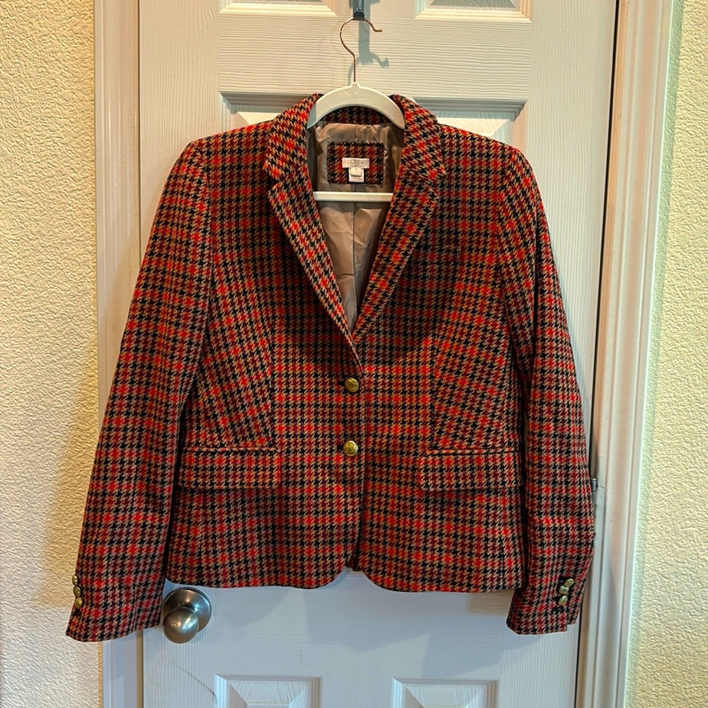 J. Crew Women’s schoolboy wool-blend blazer, size 12